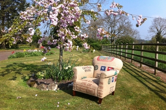 Coffee Sack Club Chair